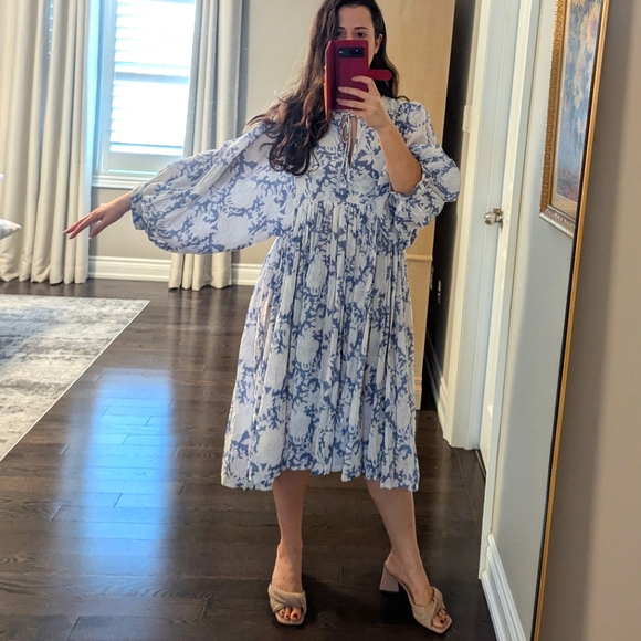 Tunic Midi Boho Dress of India - Picture 4 of 4